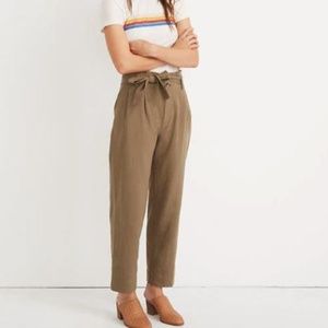 NWT Madewell Paper Bag Pants